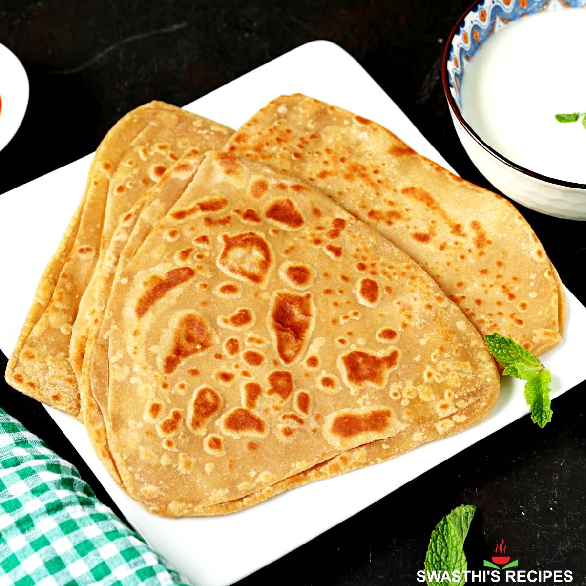 Plain Paratha 2Pcs