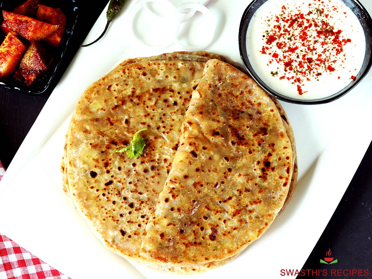 Aloo Paratha with Achar 2Pcs