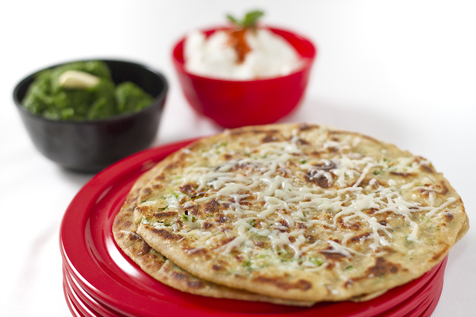 Cheese Paratha 2 Pcs